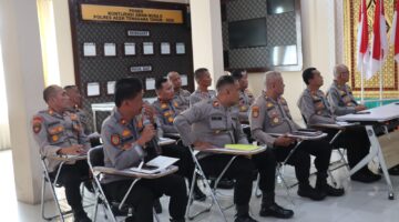 Polisi Bersama Masyatakat, Kapolres Aceh Tenggara Pimpin Anev Mingguan, Evaluasi Kinerja dan Kesiapan Jajaran